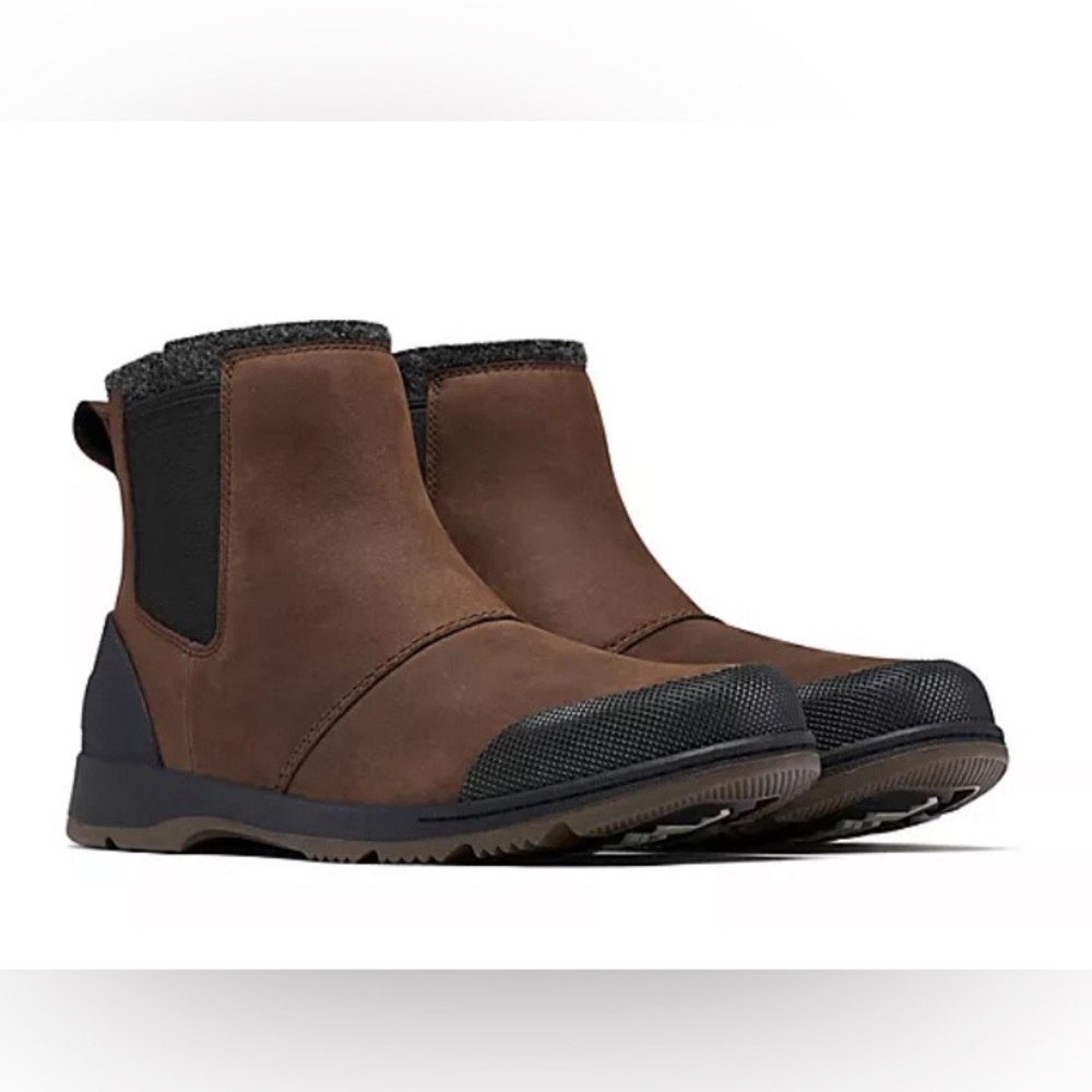 Sorel Men’s Ankeny Chelsea Waterproof Boots 13M Tobacco (Brown) NWT Big & Tall